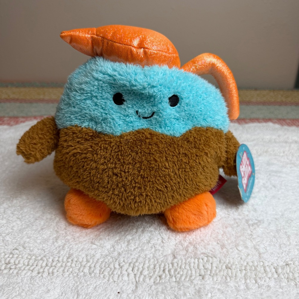 BumBumz Colton Coffee Pot Plush BreakfastBumz Russ Kellytoy BBZ8-52 Blue Brown